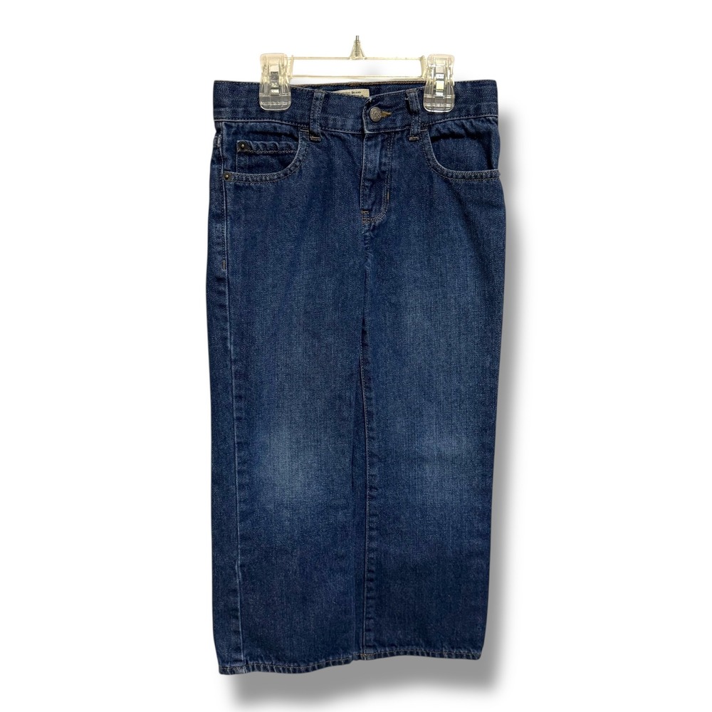 The Children's Place Bootcut Jeans‎ Dark Wash Size 6 Boys Adjustable Waist